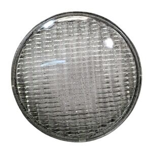 Vintage Industrial Prismatic Glass Lens / Fresnel Light Cover 7" Replacement